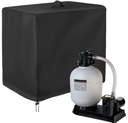Abri De Pompe De Piscine, Abri Piscine Hors Sol, Couvercle De Pompe Anti-poussière, Couvercle De Pompe De Jardin, Pliable, Tissu Oxford Isolé Chaud, Résistant Et Imperméable, Housses De Protection UV