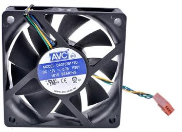 DA07020T12U 70mm 7020 12V 0.70A Computer CPU 4-wire 4pin PWM air volume cooling fan