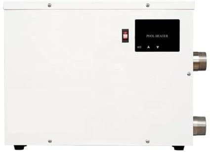 KAKAK Pompa di Riscaldamento da 5,5 kW a 18 kW for Piscine Fuori Terra e interrate, scaldabagno ad Alta efficienza for vasche da Bagno e Spa con Elevata efficienza di Riscaldamento(11kw)