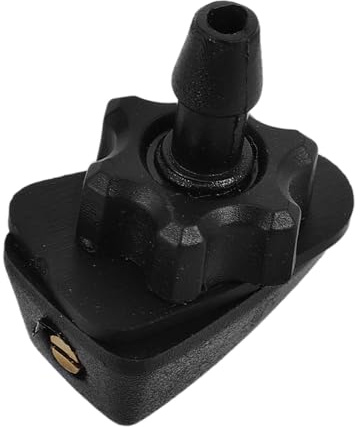 HORIALENCE Ugello Lavavetri Per Auto Design Nebulizzato Ugello Tergicristallo Regolabile Per Parabrezza Kit Lavapezzi in Plastica Robusta Per Camper Spray Per Lavaggio Senza Strumenti
