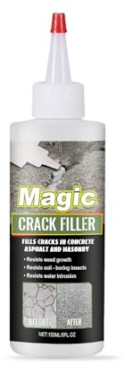 GNAUMORE 150ml Sellador Impermeable De Reparación De Hormigón,Pegamento De Calafateo De Secado Rápido,Adhesivo De Sellado De Grietas De Cemento,Masilla para Grietas De Cemento