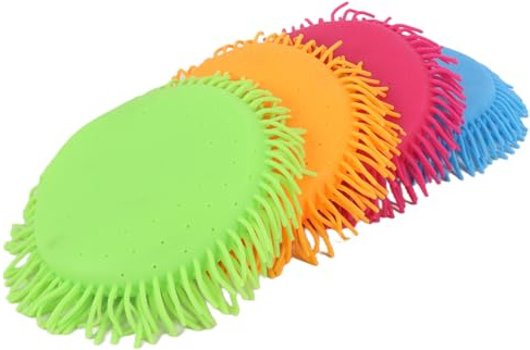 Alide 4 Stück Wasser-Frisbees, Soft Flyer Disk, Wasserwurfscheibe, Durchmesser 17 cm/6,69 Zoll, Park-Spielplatz-Hinterhofspiele und Sommer-Strandwerkzeuge für den Außenbereich