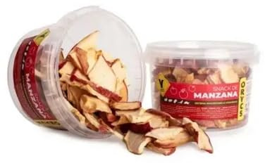 ORYCS Snack Pomme pour Lapins et Rongeurs, Complément Alimentaire 100% Naturel, 75g