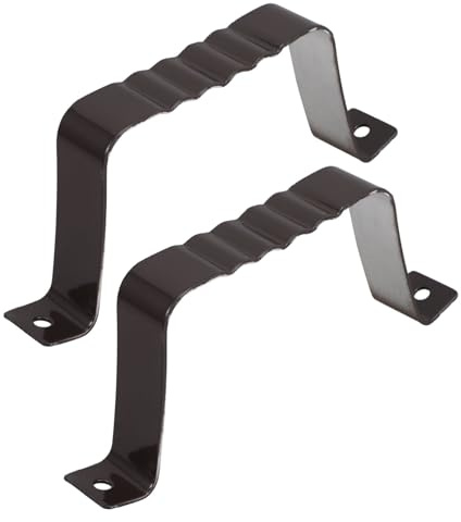 Hemobllo Lot de 2 Colliers de Serrage pour Tuyaux en Alliage D'aluminium, Supports de de Gouttière 80x100 Mm, Fixation Résistante et Stable pour Tuyaux Métalliques Ronds et