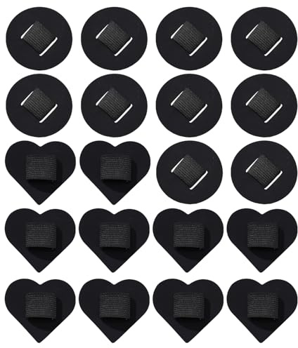 Lot de 20 bandeaux élastiques en feutre pour femmes, filles, thé, salle de bain, voyage