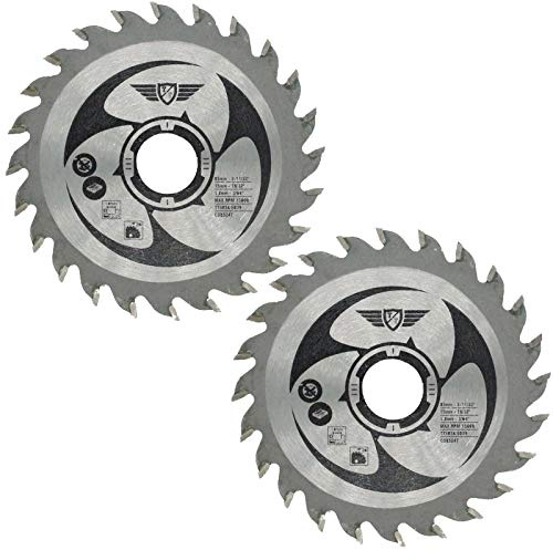 2 x TopsTools CS8524T_2 85mm 24T 15mm Bore TCT Saw Blades | Long Life, For wood, metal, Precision cutting blade designed for smooth cuts and long service life