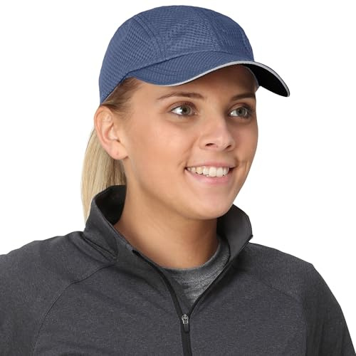 TrailHeads Cap Damen zum Joggen - Race Day Performance Cappy Frauen - Leichte & Schnell Trocknende Sport Cap Damen Sommer aus Mesh mit Reflektierendem Rand