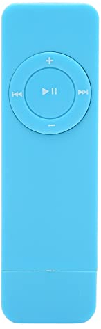 Lettore MP3 Senza Perdite, Supporto Fino a 64 GB, Lettore Musicale Digitale Portatile, Mini Lettore MP3 MP4 per Studenti Che Corrono in Viaggio (Blu)