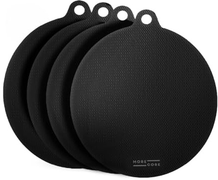 MoreCore Copri Piano Induzione Tappetino per Fornelli 4x24 cm | Protezione universale dal calore e dai graffi per cucine a induzione. Realizzato in silicone resistente, facile da pulire.