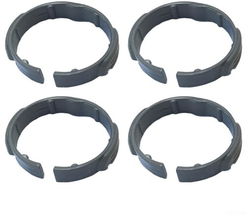 Elbow Clamp for Karcher Vacuum Cleaners NT20 30 WD1-4 Series 4Pcs Replacement Part 2.863-012.0(Grey)