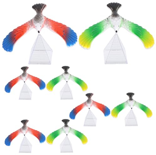 Vaguelly 8pcs Balancing Eagle Retro Birds for Stimulates Intelligence and Fine Motor Skills for Preschoolers and Portable Entertainment for Family Interaction