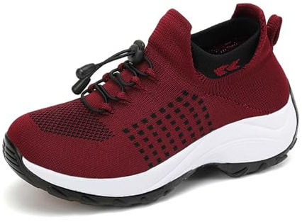 Generisch Zapatos para diabéticos para mujer, zapatos de hallux valgus para pies hinchados, ligeros, transpirables, zapatillas antideslizantes para correr, artritis, edema, calzado deportivo
