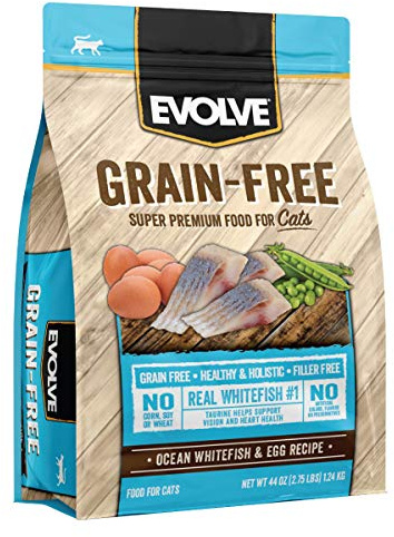 Evolve Grain Free Ocean Whitefish and Egg Cat Food