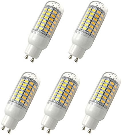 Aoxdi 5 Stück LED GU10 Leuchtmittel Birnen 10W, Warmweiß, Lampen | 69 SMD 5730 LED Licht Lampen, Energiespar GU10 LED, AC220-240V