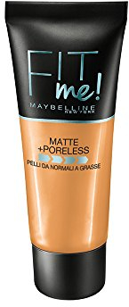 Maybelline Fit Me Mate Y Afinaporos Tono 250 Sun Beige Base De Maquillaje Calca A Tu Tono Y Textura Pieles Medias - 30Ml