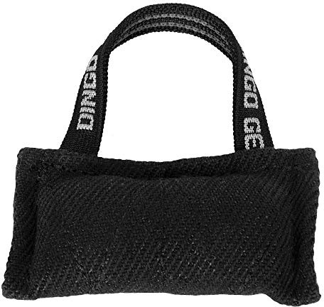 Dingo Gear Baumwolle-Nylon Beißwurst für Hundetraining 15 x 8 cm Piccolo Schwarz S00698