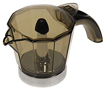 Easyricambi Caraffa Macchina da caffè DE LONGHI Alicia EMKE42.R EMK4 EMKE42 Manico Tappo