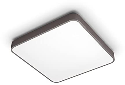 Philips LED-Deckenleuchte Brown inkl. Fernbedienung, entspricht 32W, 2700–6599 Kelvin, dimmbar, braun