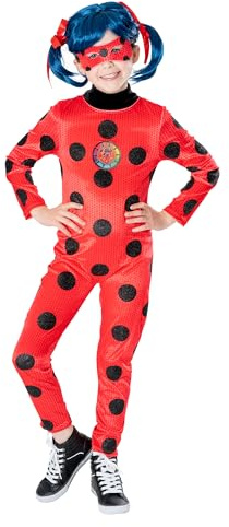Rubie's offizielles Miraculous Ladybug Premium Kinderkostüm, Alter 7-8 Jahre