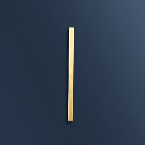 7cm Solid Brass 3D House Plaque Numbers 0-9 Letters A-Z Dash Sign Adhesive Glued Hotel Office Door Number Indoor Mailbox Address Digital Alphabet for Home Outdoor Plates Doorplate Room (I)