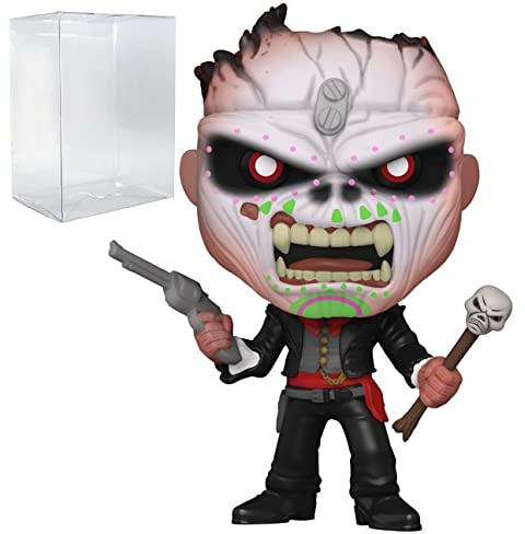 POP Rocks: Iron [Maiden] Eddie - Nights of The Dead Funko Vinyl Figure (Bundled with Compatible Box Protector Case), Multicolored, 3.75 inches