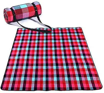 Gemütliche Campingmatratze 200x200cm Plaid Decke Falten Camping Matte Fold Pad Weiche Matte Outdoor Folding Wasserdichte Decke Camping Strand Plaid Picknick Matte Campingmatratze 160x180 ( Color : BG