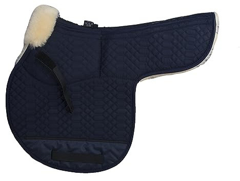 Engel Reitsport | SADEK1AP| Lammfell Satteldecke | Korrektur Aufpolsterbar | Fell in Sattellage | Fellkranz vorne |