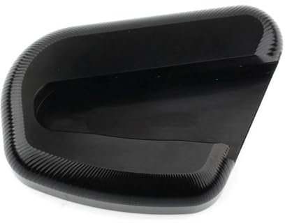 MKNAZ Soporte De Aluminio para Motocicleta, Soporte Lateral, Placa De Ampliación para H&Onda Goldwing 1800 GL1800 2018 2019 2020 2021, Negro/Plata Soportes (Color : Negro)