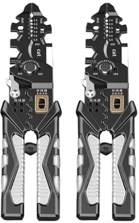 Greethga multifuncionales 2 unidades, 25 en 1, pinzas para electricistas, fácil instalación, fácil de usar.