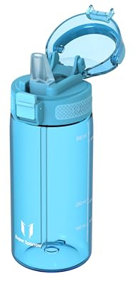 Super Sparrow Halm Dricksflaska 500ml - TouchSip Tritan Vattenflaska - BPA-fri - Idealisk för Sport, Utomhus och Camping - Lätt och Hållbar