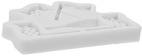 CIYODO Silikonform Rennwagen Flagge Party Diy Backwerkzeug Mehrzweck Kuchenfondant Schokoladenform Waschbare Antihaftbeschichtung Küchenform