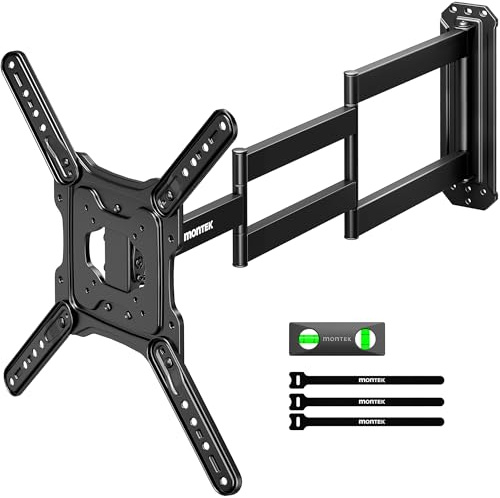 monTEK 37 Inch Long Arm TV Wall Mount for 23-65 Inch TVs