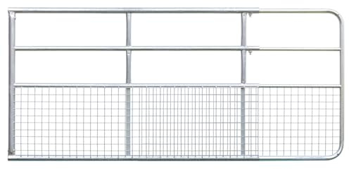 Voss.farrming Weidetor verstellbar 2-3m, 110cm hoch, Stalltor, Eingangstor, verzinkt, Weidetor, Koppeltor