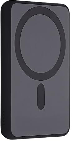 T'nB Color - Batterie Externe iPhone, Magnétique 5000 mAh | Compatible MagSafe, Sans Fil et USB-C 20 W, Compatible iPhone 12 à 16, Gris