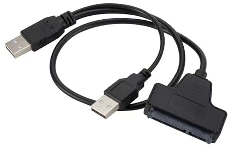 Cable SATA portátil a USB 3.0 para unidades de 2.5 pulgadas, acceso rápido a los datos con opción de fuentes de alimentación adicionales