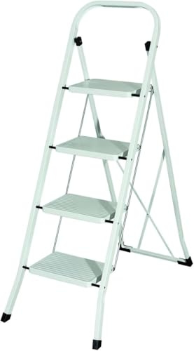 CILVANI SGABELLO 4 GRADINI IN ACCIAIO CON GRADINI ANTISCIVOLO