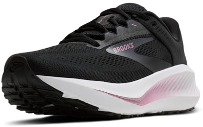 Brooks Women’s Anthem 8 Neutral Running Shoe - Black/Ebony/Metallic - 8 Medium