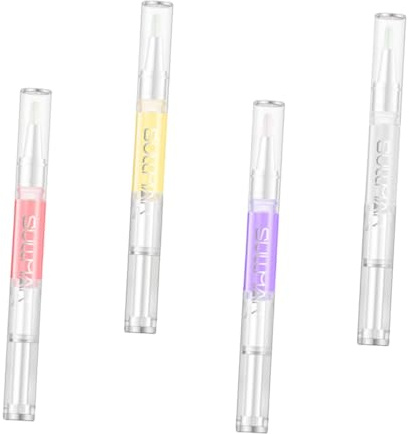 CALLARON 4piezas Aceite Esencial Para Uñas y Cutículas Bolígrafo Pluma Del Cuidado De Uñas Herramienta De Reparación De