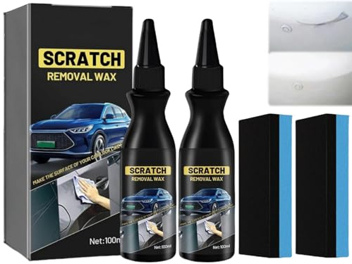 Polish Auto Rimuovi Graffi,2pcs Car Scratch Repair Paste,Rimuovi Graffi Auto,Riparazione Graffi Vernice Auto,Rimozione Graffi Auto Per Graffi Profondi,Scratch Remover for Vehicles