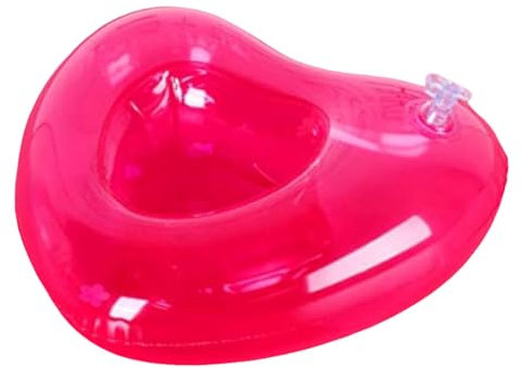 Floating Drink Holder, Blow Up Beverage Tray, Lightweight Pvc Floating Table, 7.28in, Inflatable Bar Accessory for Spa, Hot Tub, Beach Parties, Backyard, Water Activities