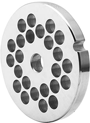 Molinillo de carne de acero inoxidable para trituradora, disco de placa de picadora de 6/8/10/12/18 mm, agujero de repuesto para accesorios de cocina