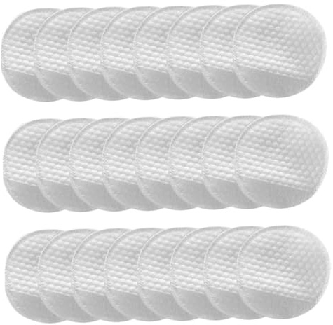 PartyKindom 120stücke Wiederverwendbare Make-up-entferner-pads Aus Vliesstoff Runde Gesichtsreinigungspads Mit Fingertasche Make-up-reinigungspads Für Gesicht Augen Und Lippen Weich Und