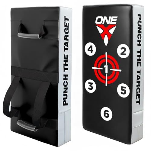 ONEX Kick Strike Shield for Kickboxing Training Stright Muay Thai Kicking Pad, Strike Body Shield Great for MMA, Martial Arts, Karate Workout (BLACK STRIGHT)