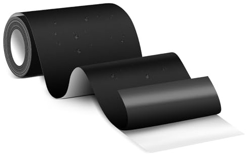 rinridmo 1 Rotolo Nastro Riparazione Nylon 7,6×200 cm, Autoadesivo Impermeabile Antistrappo Leggero per Abiti Piumino Cappotto Tenda Sacco a Pelo Impermeabile Ombrello