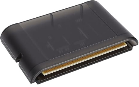 Tosuny 4000 i 1 Spelkort, Spelkassett för Mega Drive/Master System/32X Spelkonsol, Inbyggt 8GB Minne, för MD1 MD2 MD3 CD X 32X Spelkonsoler (Transparent Svart)