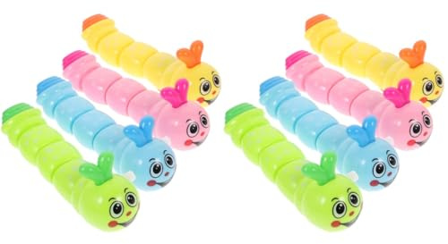 Alasum 8er Set Aufziehbare Bunte Raupen Spielzeuge für Kinder – Fördern Kreative Entwicklung, Feinmotorik & Spaß – Perfekt für Geburtstage, Feiertage & Spielzeit zu Hause