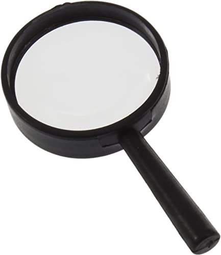 LDCBFTR Gli Occhiali ingranditi, Top Portatile Leggera 5X ingranditore Tenuta in Piedi da 25 mm Mini Tasca di Vetro ingranditore per Bambini in gomita (OneColor) Visione WFJ