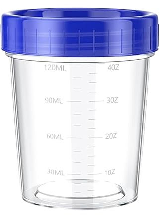 120ml Measuring Cup Leak Proof Seasoning Container Reusable Stackable Plastic Dipping Cup with Lid for Kitchen Storage (Clear, 7x6.2x5cm)