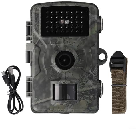 Gdfnmogo Hunting Trail Camera 16MP 1080P Wildlife Camera With Motion Detection 90° PIR Sensor IP66 Night-Vision For Wildlife Monitoring