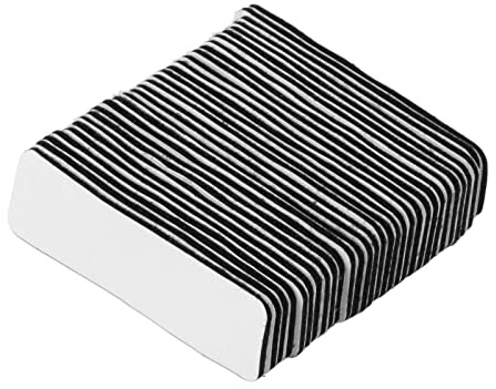 ANKROYU 30 pezzi di nastro adesivo resistente con gancio e anello, strisce biadesive, resistente, per montaggio permanente, per pareti, casa, ufficio, nylon, poliestere, tessuto mi